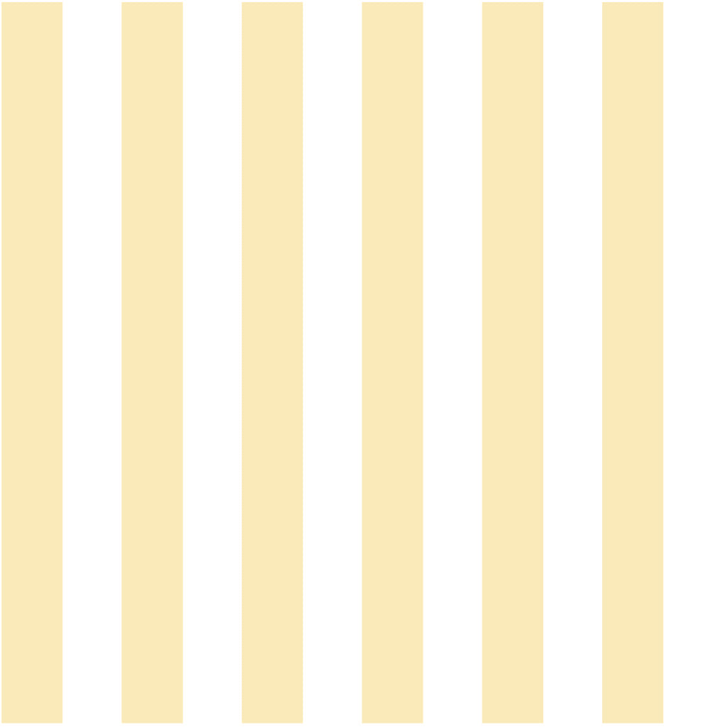 Striped Panel Grid — Butter Yellow & White