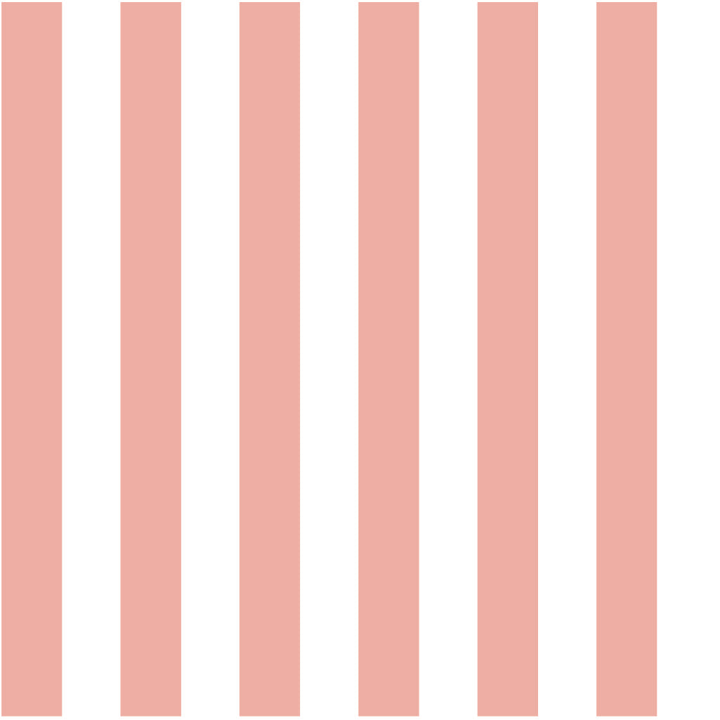 Striped Panel Grid — Corel Pink & White