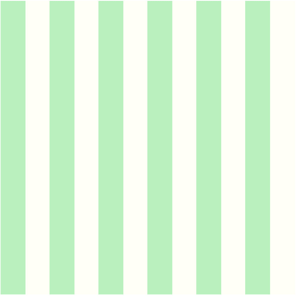 Striped Panel Grid — Mint Green & Cool White