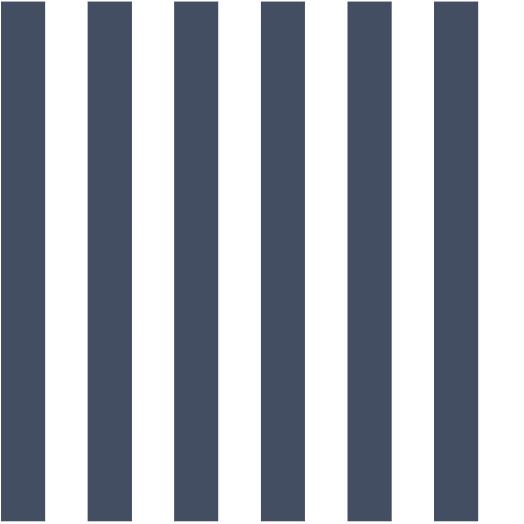 Striped Panel Grid — Navy Blue & White
