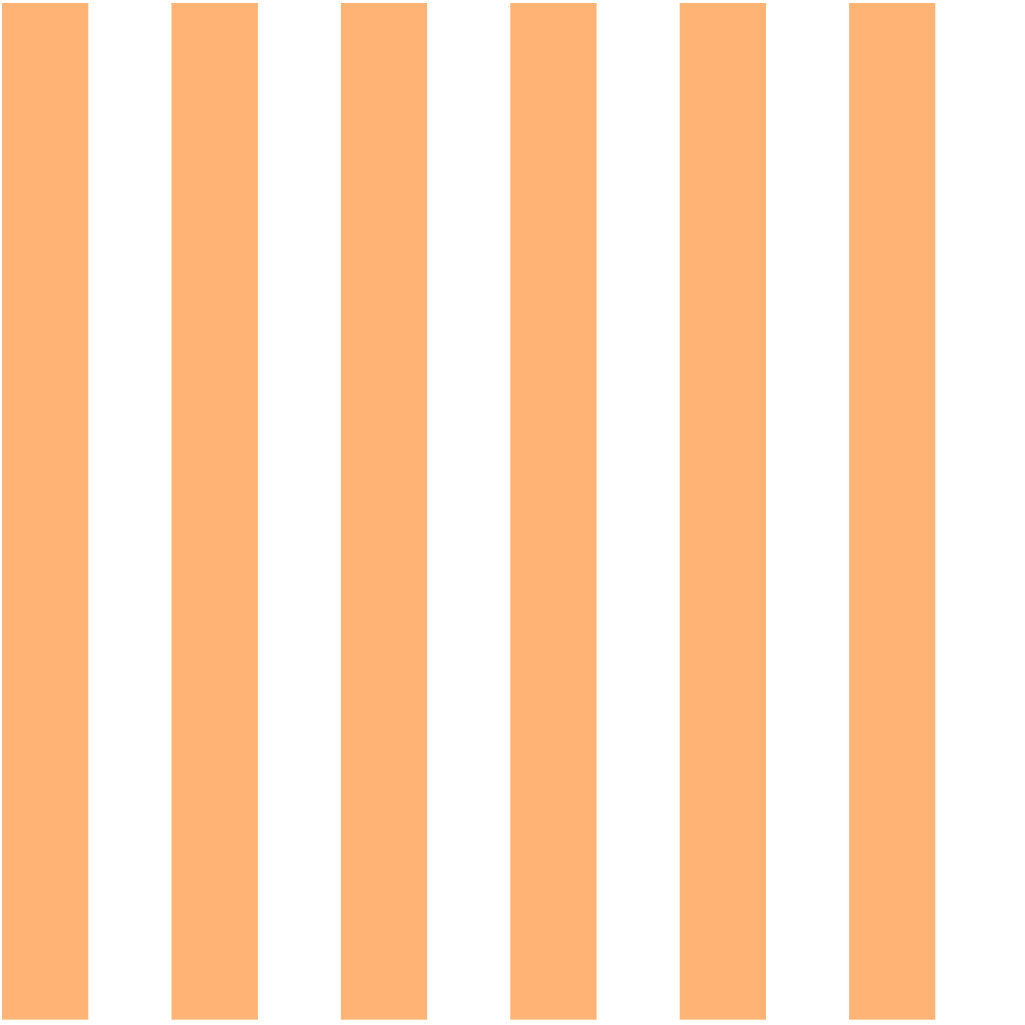 Striped Panel Grid — Peach & White