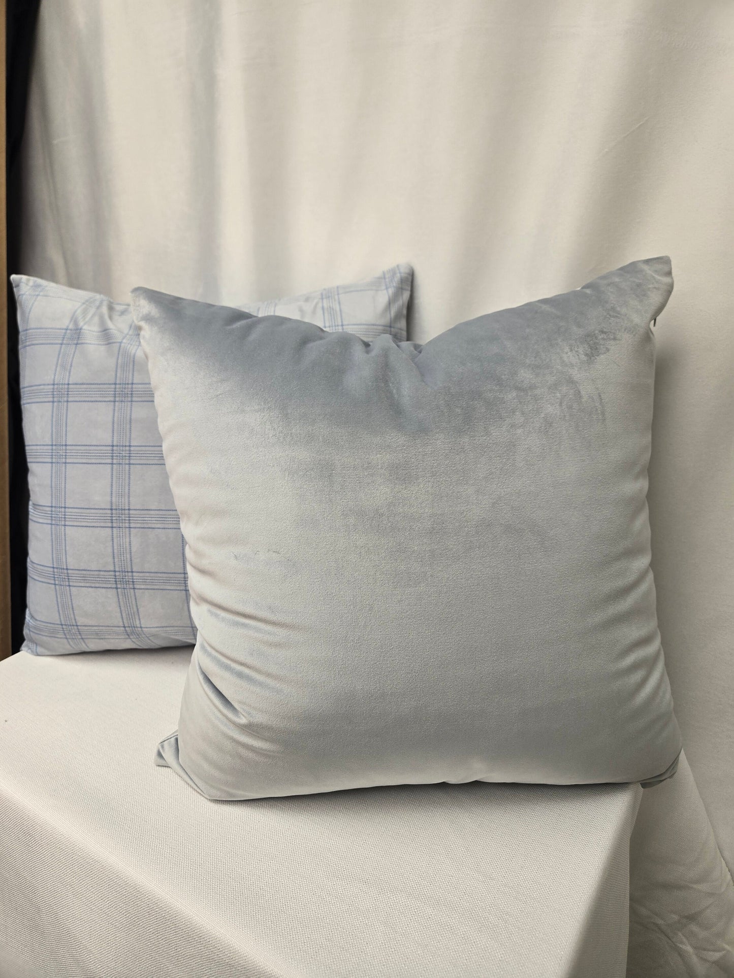 Sterling Silver Throw Pillow | Luxurious Metallic Accent Cushion for Modern Decor | All Sizes