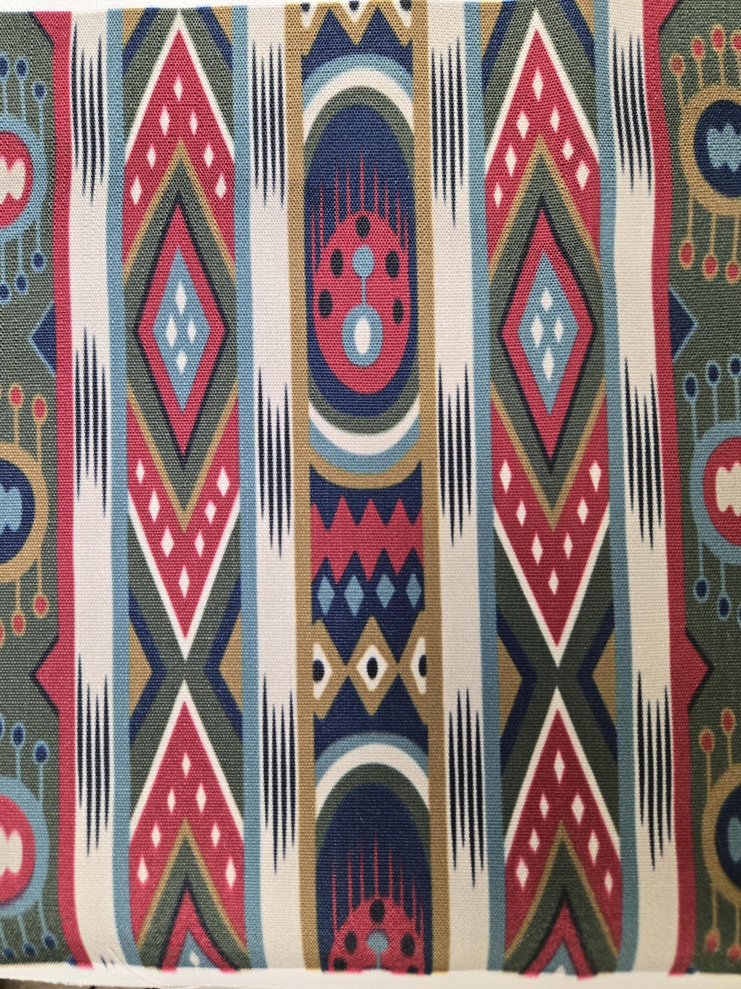 Native American-Inspired Fabric – Tribal Patterns on Plush Velvet for Drapery, Pillows, Upholstery, and Tablecloths