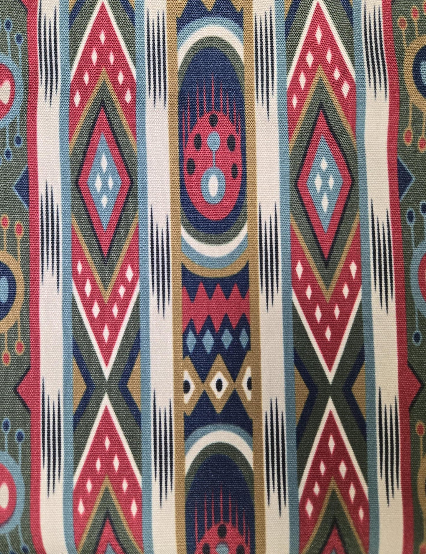 Native American-Inspired Fabric – Tribal Patterns on Plush Velvet for Drapery, Pillows, Upholstery, and Tablecloths