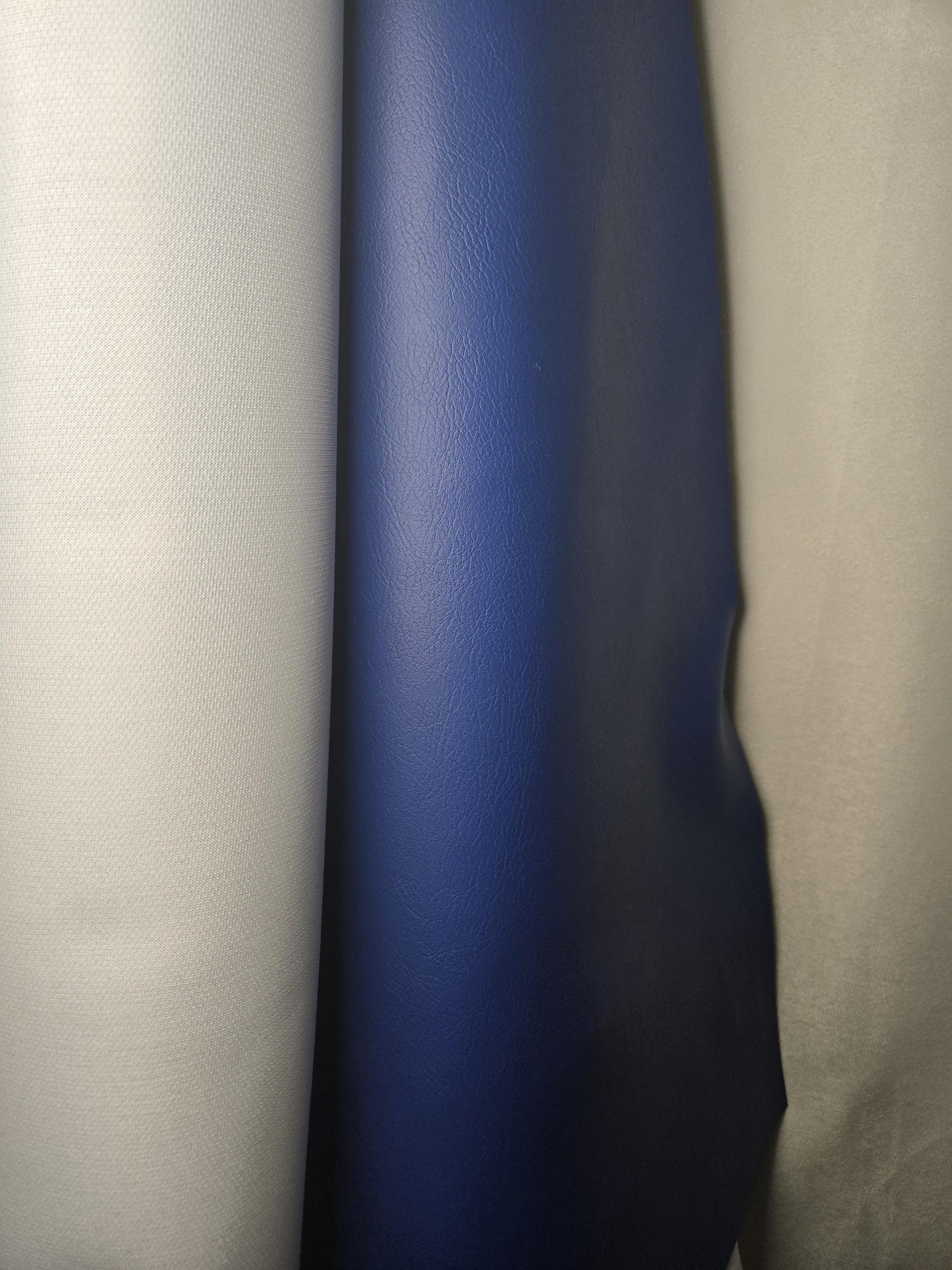 Royal Blue Vinyl Fabric – 55" Wide, Waterproof for Marine and Restaurant Use