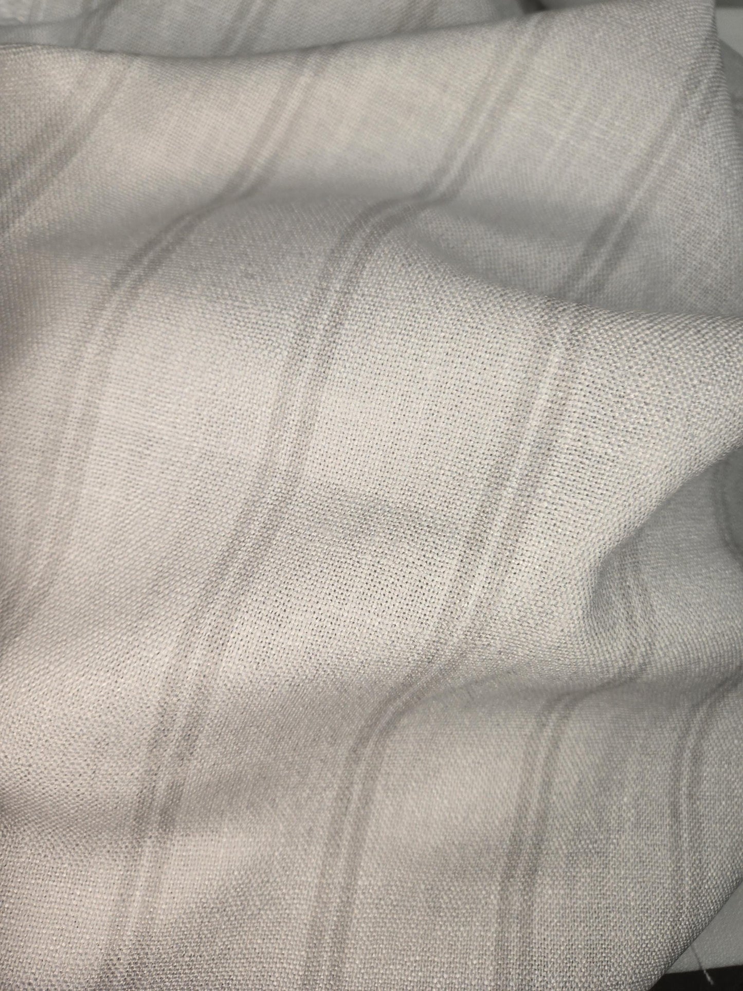 Striped Linen Look Fabric – Classic Neutral Stripes for Upholstery, Drapery & Home Decor