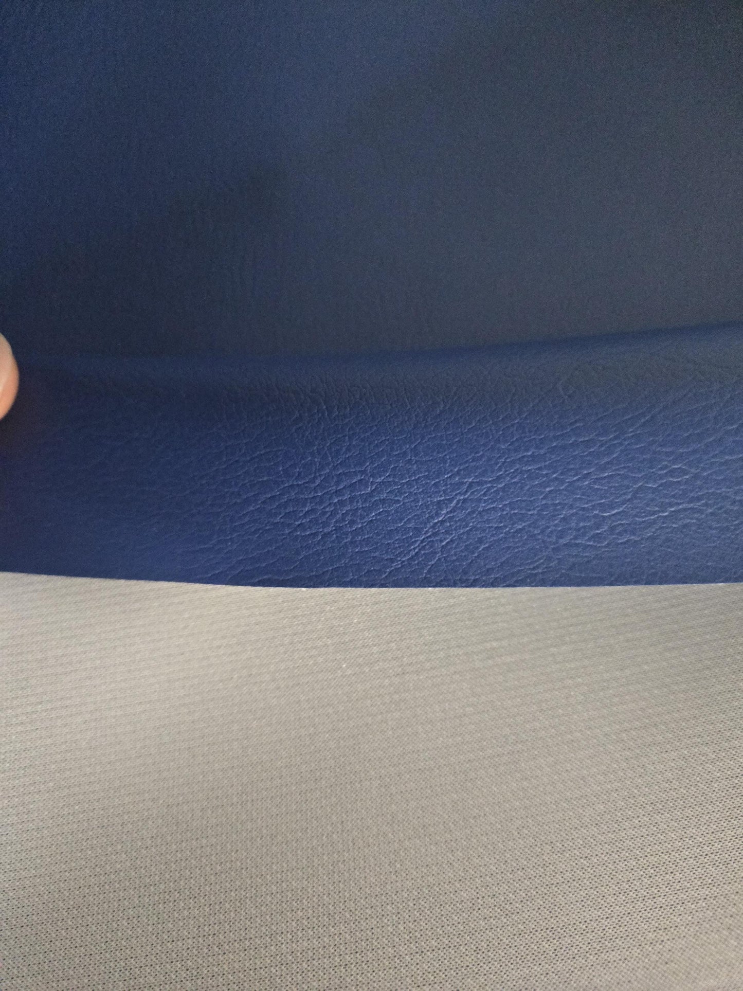 Royal Blue Vinyl Fabric – 55" Wide, Waterproof for Marine and Restaurant Use