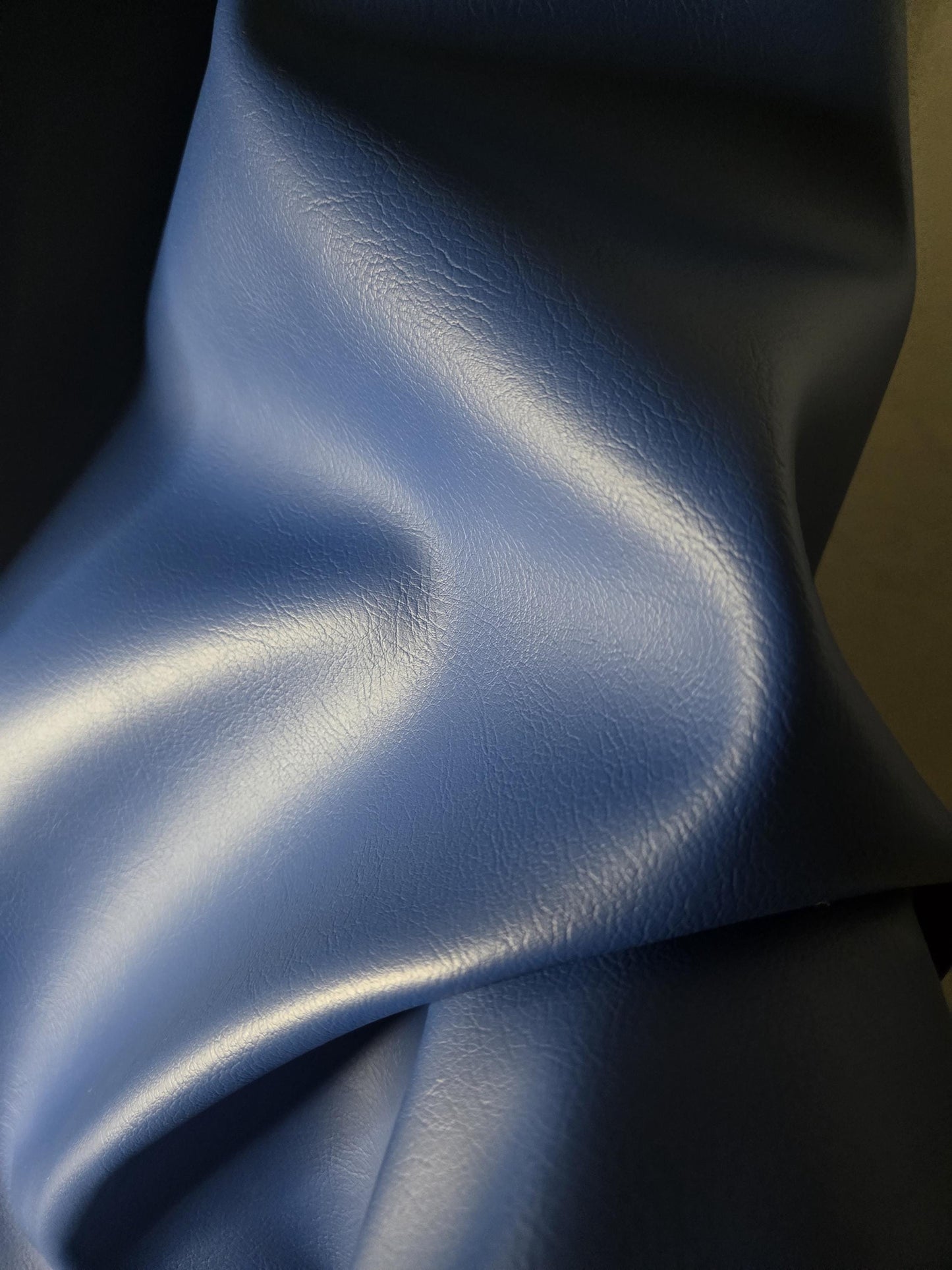 Royal Blue Vinyl Fabric – 55" Wide, Waterproof for Marine and Restaurant Use