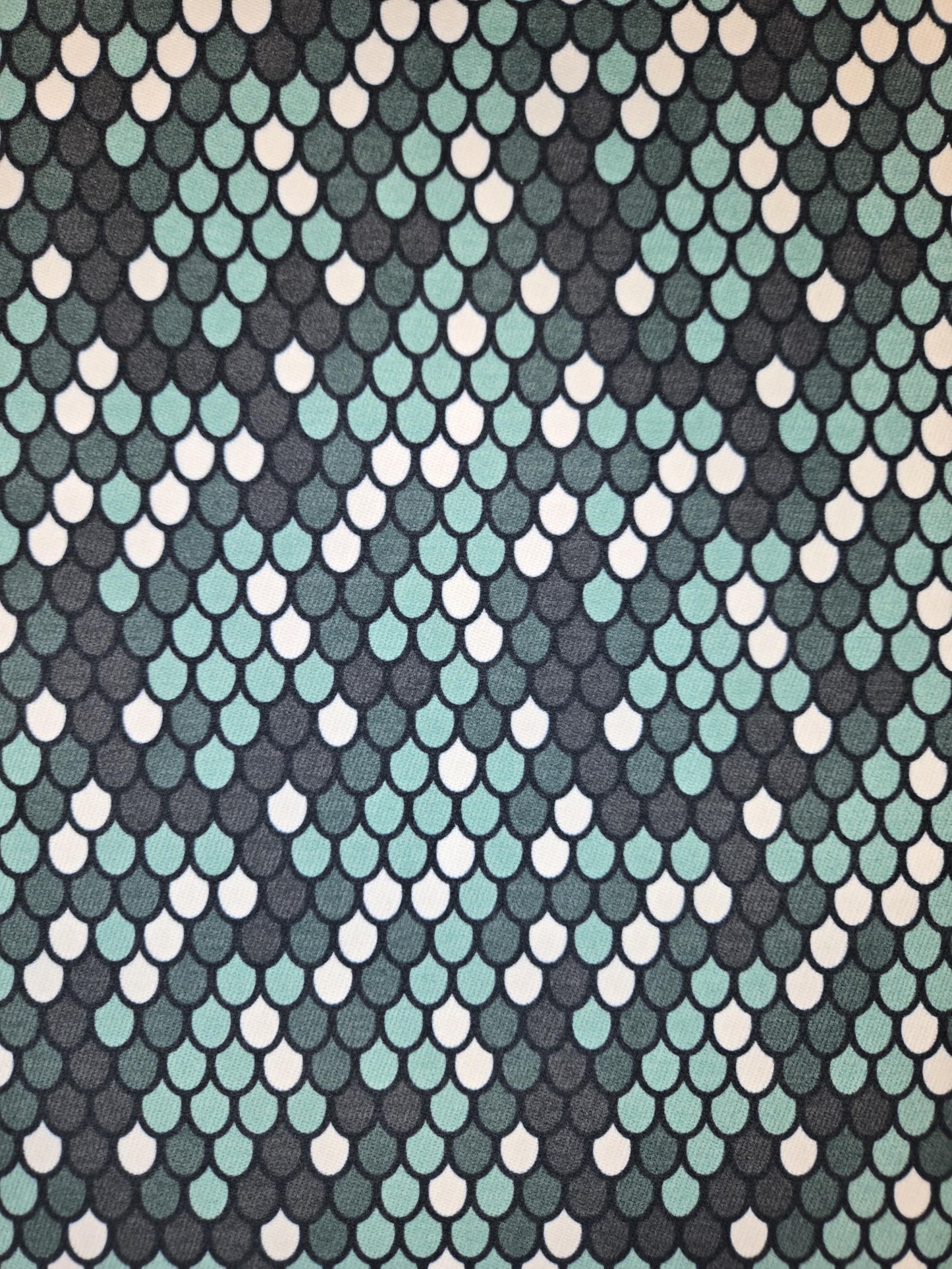 Python Snake Skin Print – Black, White or Emerald Green – Bold & Exotic Faux Linen, Upholstery and More