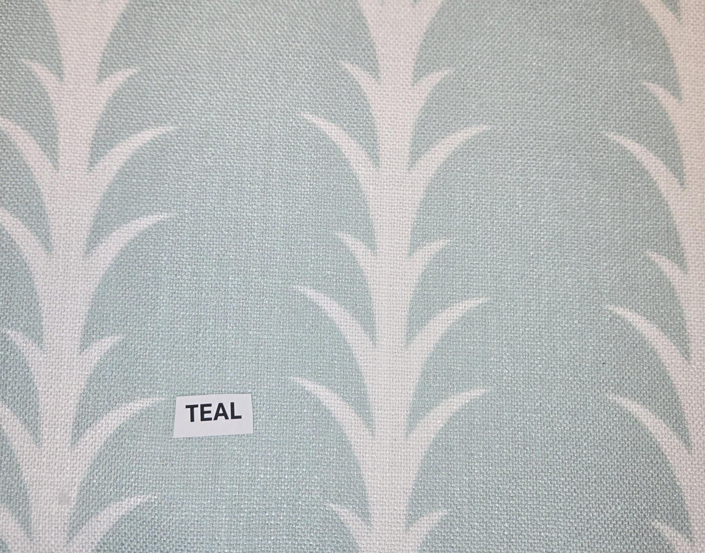 Acanthus Stripe Fabric – Soft Faux Linen, Drapery, Pillows, Upholstery, Material by the Yard