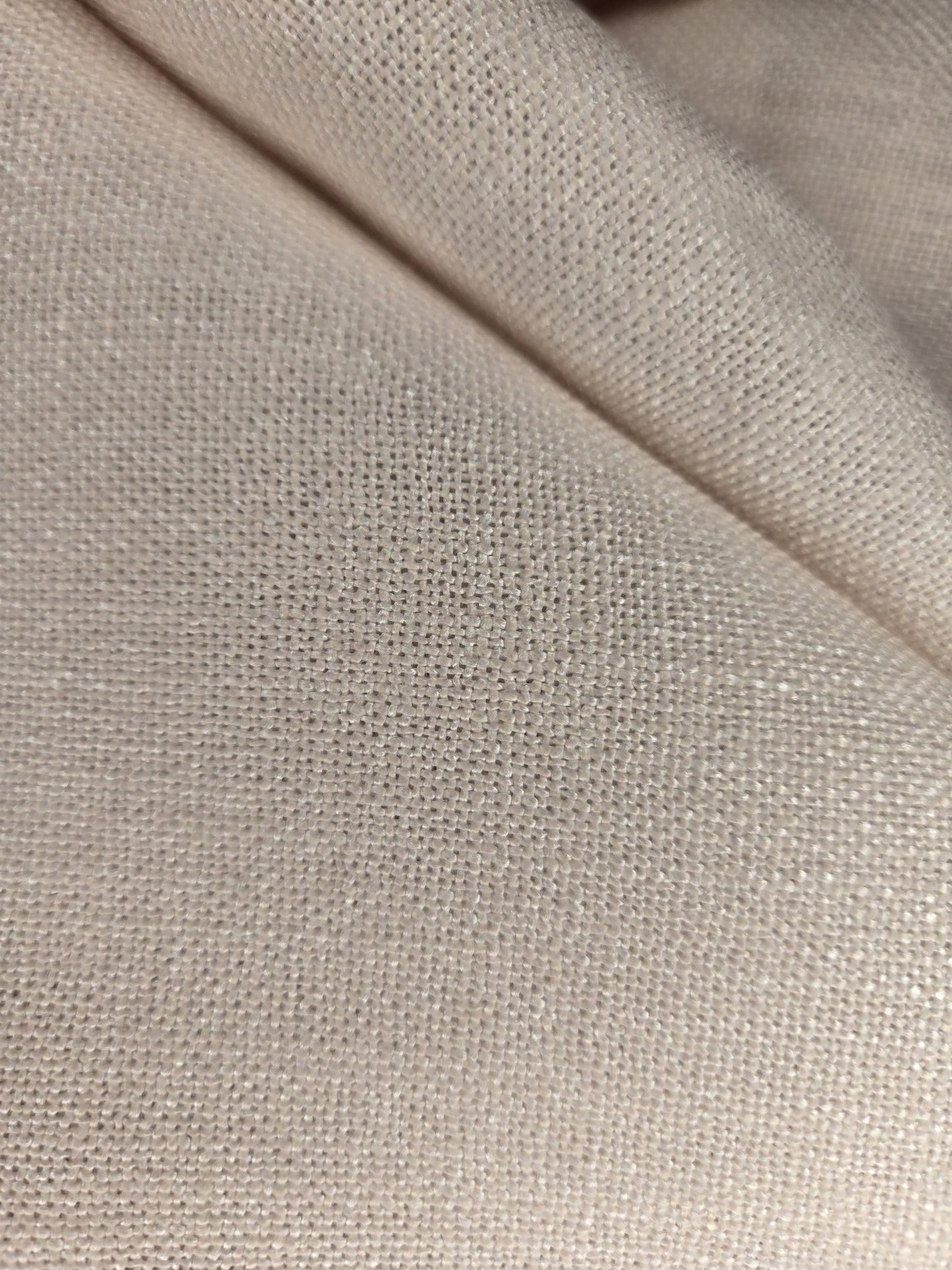 Tissue Pink Fabric - Soft Linen Look 60" Wide