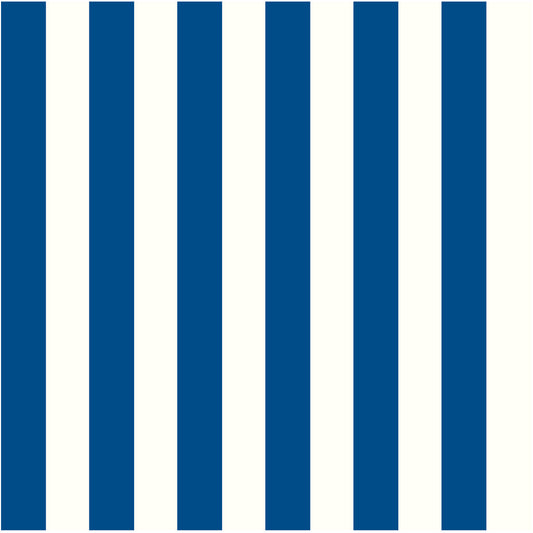 Striped Panel Grid — Cobalt Blue & Cool White