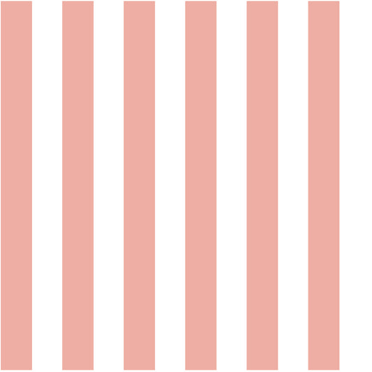 Striped Panel Grid — Corel Pink & White