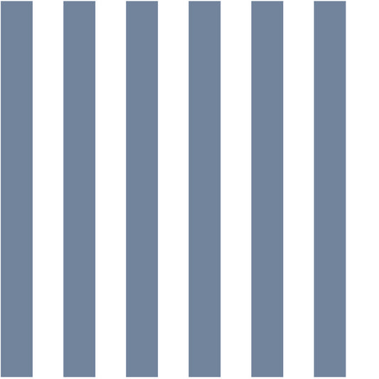 Striped Panel Grid — Desert Blue & White