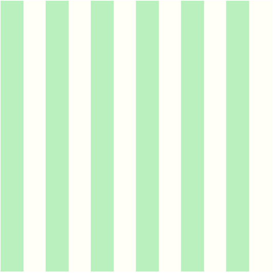 Striped Panel Grid — Mint Green & Cool White