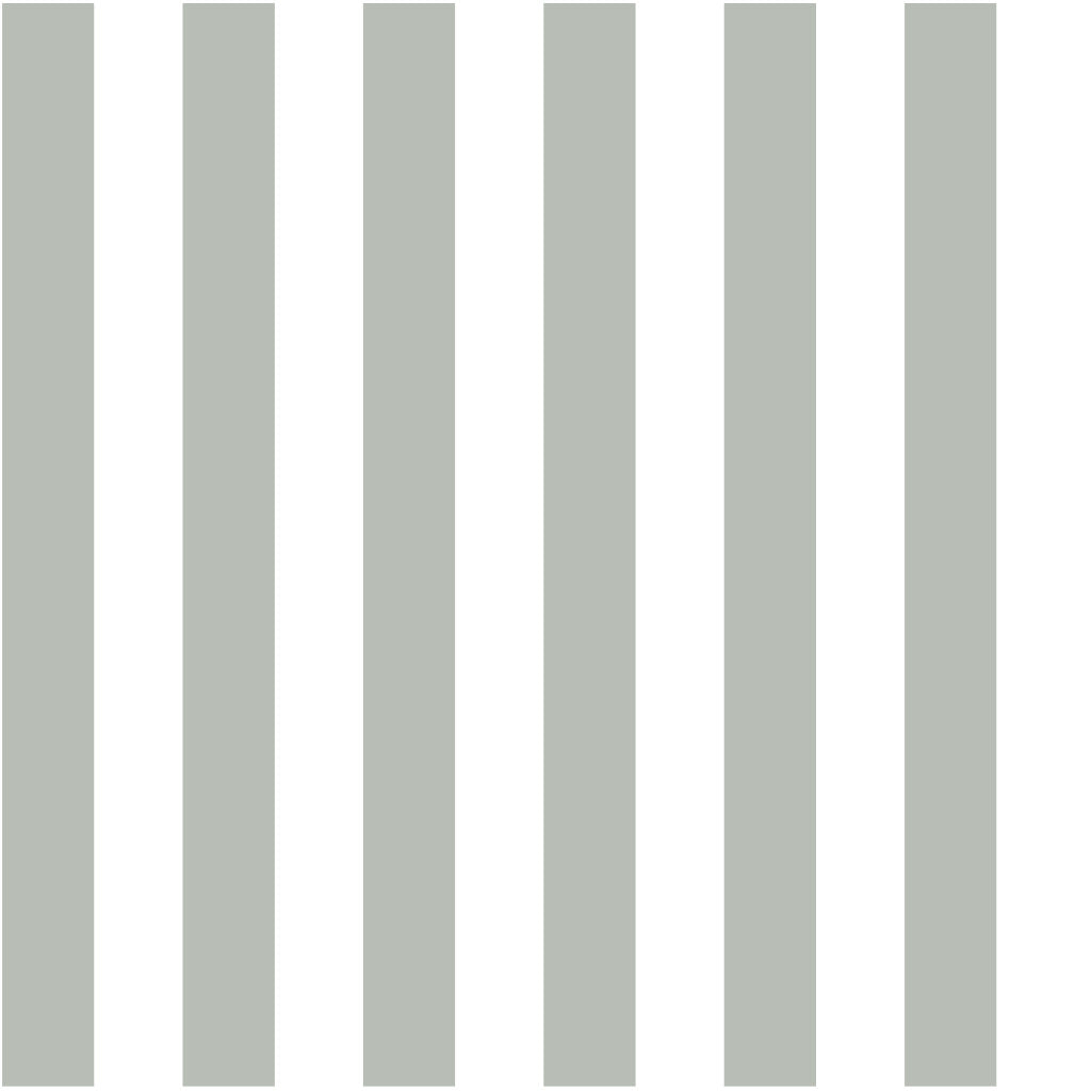 Striped Panel Grid — Muted Sage & White