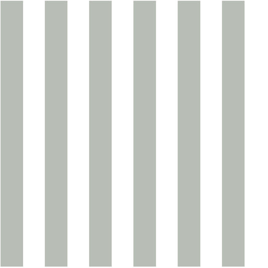 Striped Panel Grid — Muted Sage & White