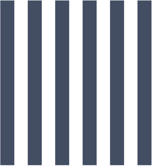 Striped Panel Grid — Navy Blue & White