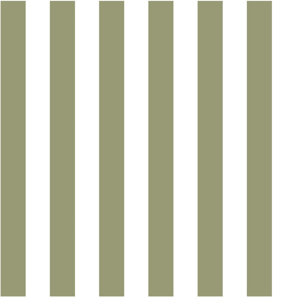 Striped Panel Grid — Olive Green & White