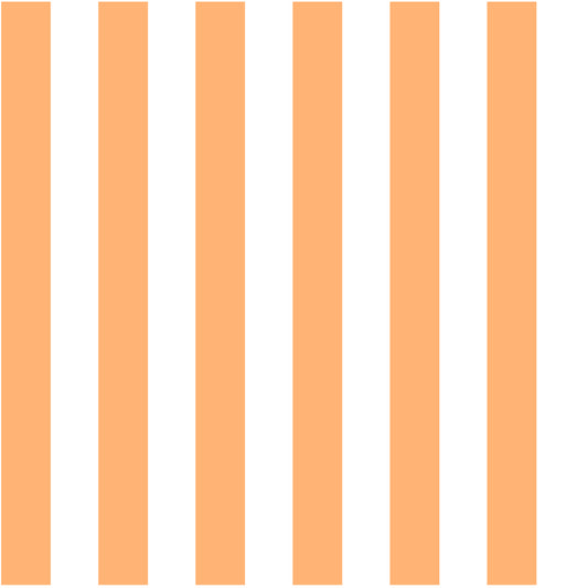 Striped Panel Grid — Peach & White