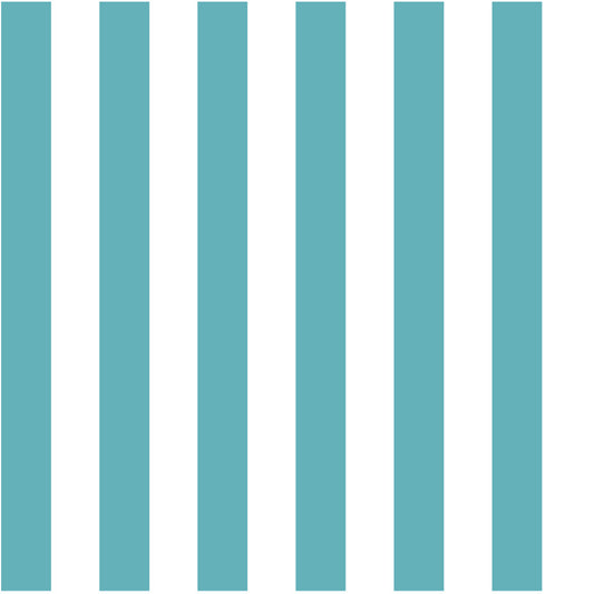 Striped Panel Grid — Sea Green & White
