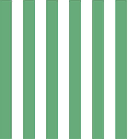 Striped Panel Grid — Spring Green & White