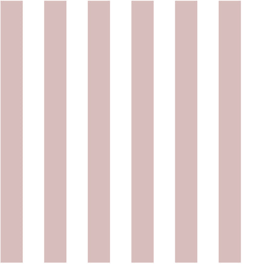 Striped Panel Grid — Tissue Pink & White