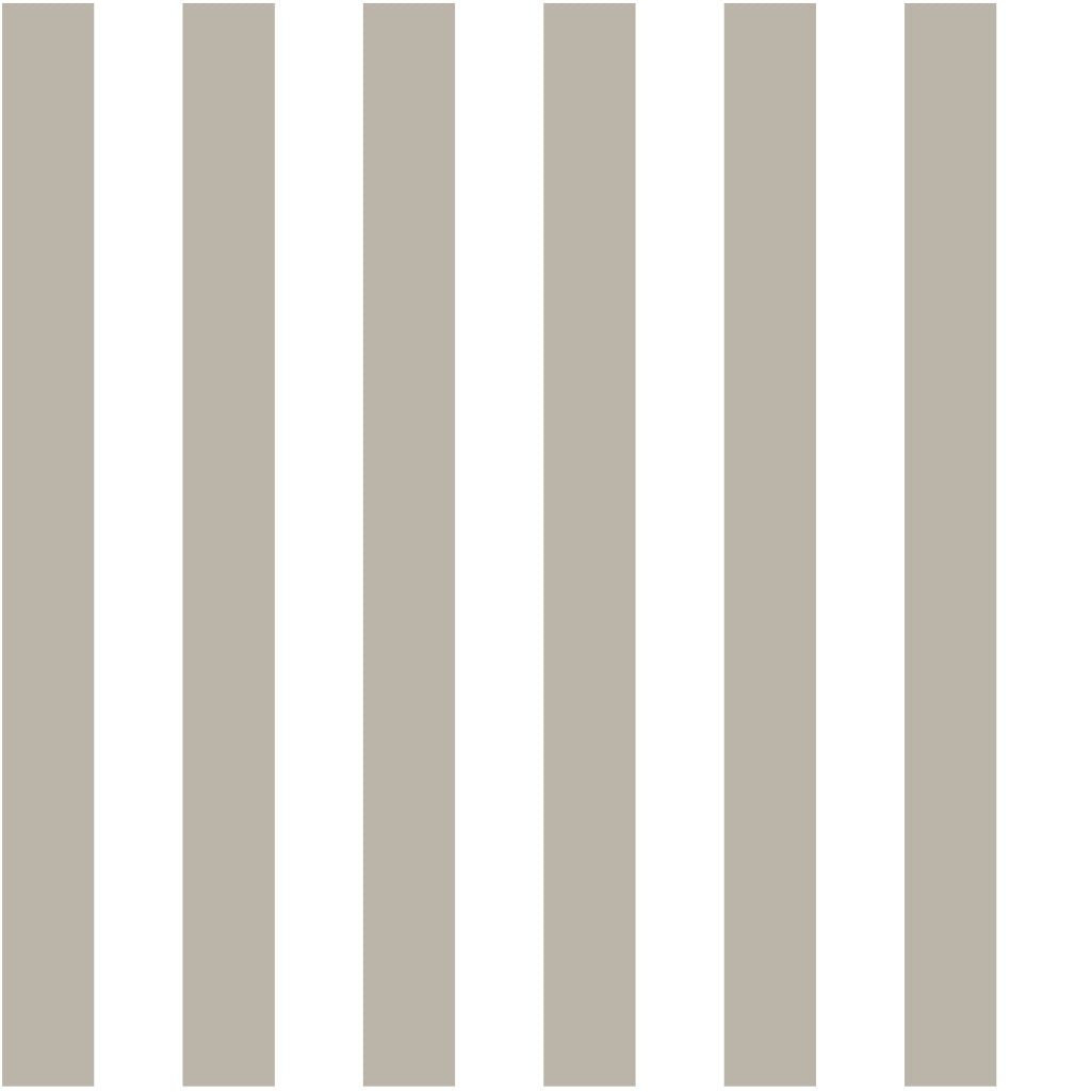 Striped Panel Grid — Warm Taupe & White