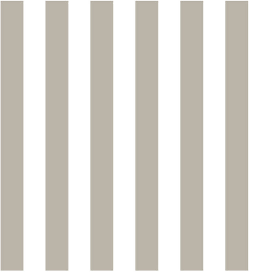 Striped Panel Grid — Warm Taupe & White