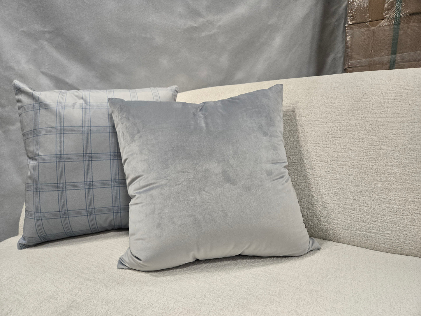 Sterling Silver Throw Pillow | Luxurious Metallic Accent Cushion for Modern Decor | All Sizes
