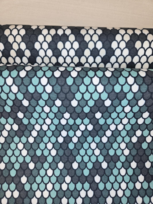 Python Snake Skin Print – Black, White or Emerald Green – Bold & Exotic Faux Linen, Upholstery and More